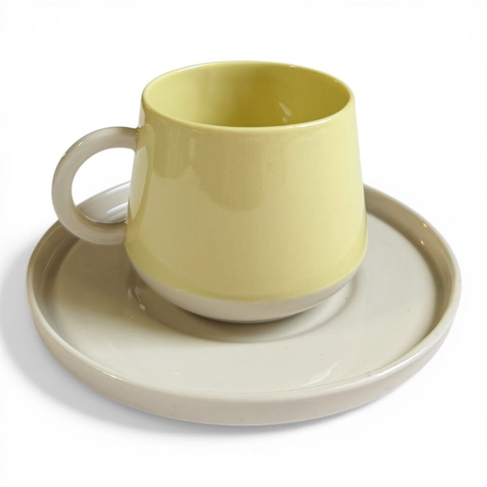 Belle Türk Kahvesi Fincanı sarı