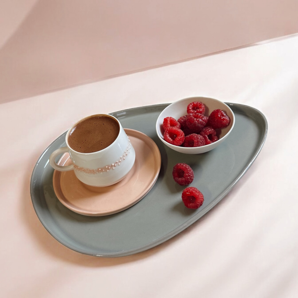 Amorph Tabak 24.5cm x 18cm grotto mavi