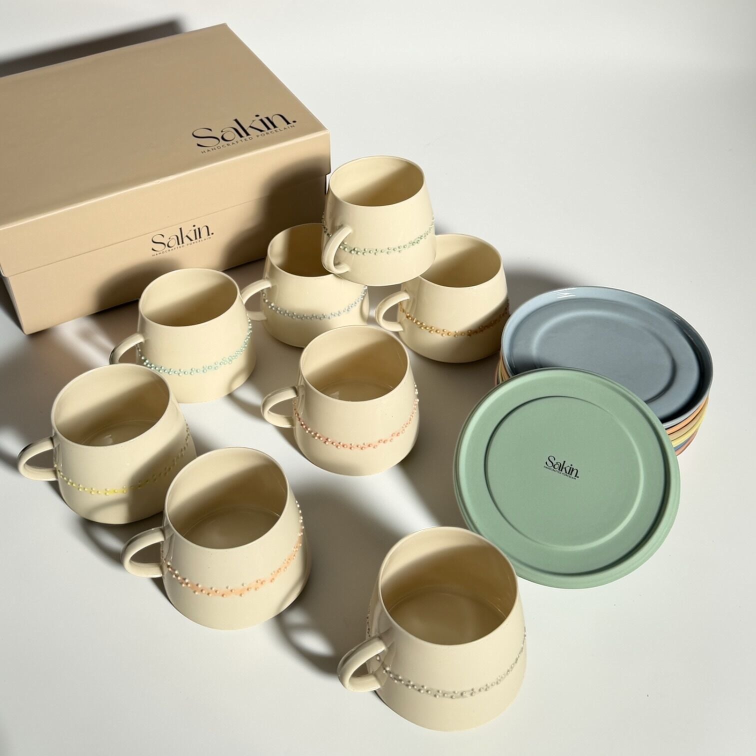 Set 5 -  Glamor Polka 2li Fincan Seti